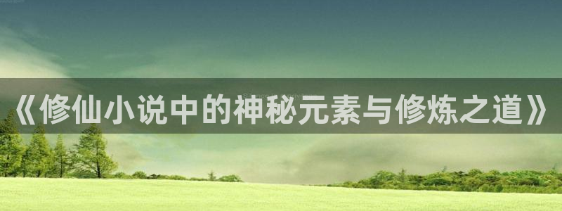起点小说点击率排行榜：《修仙小说中的神秘元素与修炼之道》